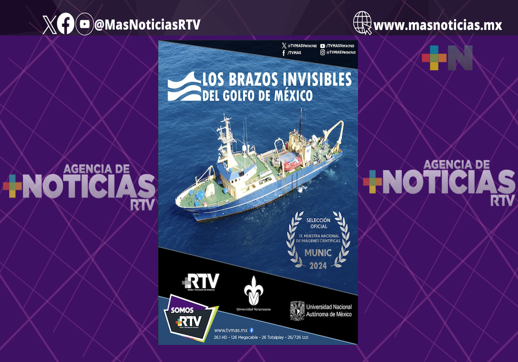 «Los brazos invisibles del Golfo de México» integra selección oficial de la Muestra Nacional de Imágenes Científicas